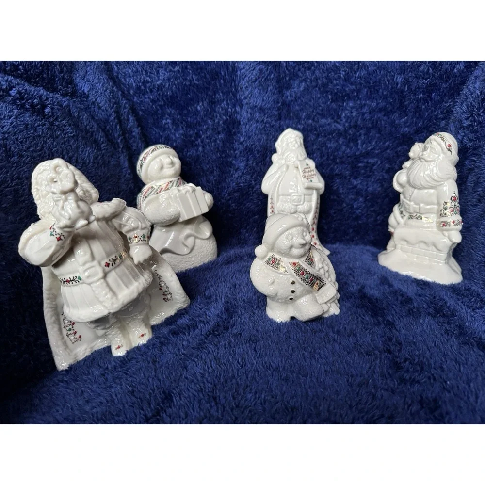 Lenox China‎ Jewels Santa with Scroll 7
